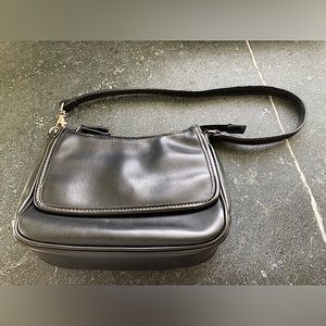 2/$15 - Nine West - small Shoulder Bag - Black with stitching